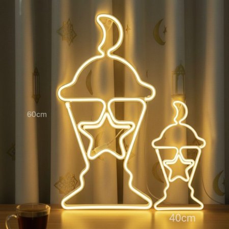 فوانيس نيون بإضاءة LED