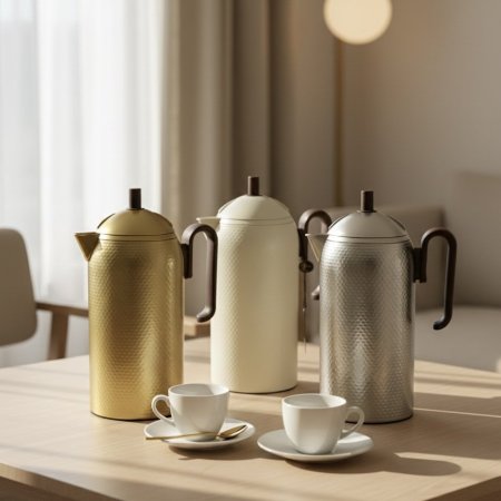 دلة او تيرموس قهوة عازلة للحرارة بتصميم أنيق