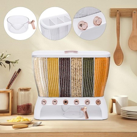 منظم بقوليات بـ 6 خانات