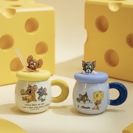 مج سيراميك بتصميم توم وجيري