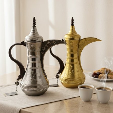 دلة قهوة عربية بتصميم تقليدي انيق