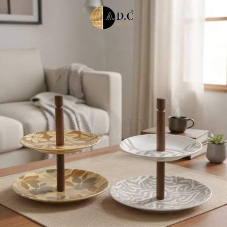 مضيفة بورسلان طبقتين