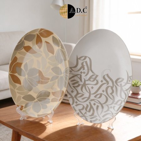 صحون تقديم بيضاوية