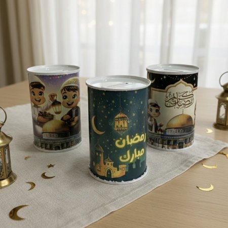 حصالات نقود للأطفال بتصميم رمضاني