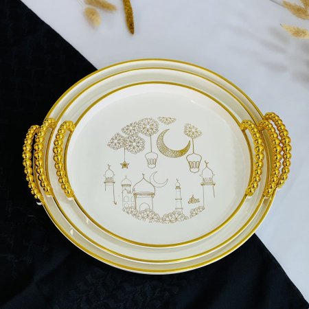 طقم صواني بلاستك افوايت 3قطع 