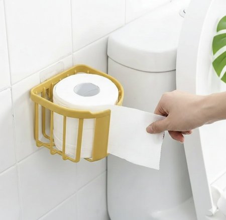 حمالة ورق تواليت بلاستيك