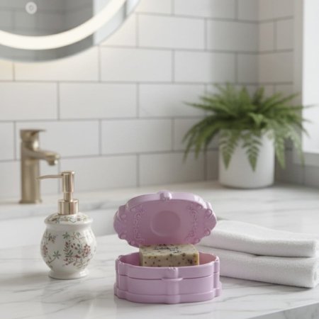 علبة صابون بلاستيك