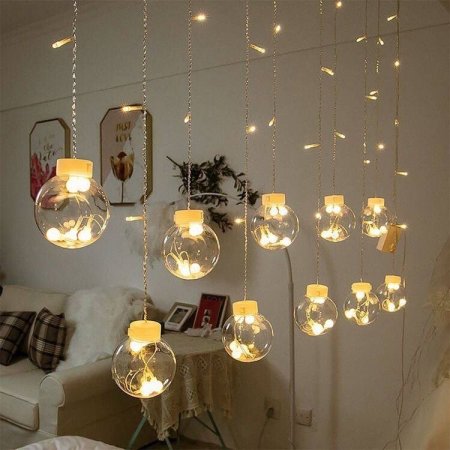 شلال اضاءة LED طابات