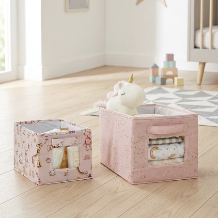 صناديق تخزين قماشية لغرف الأطفال