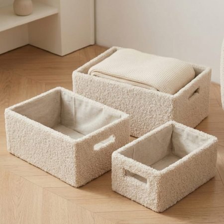 سلة تخزين قماش تيدي