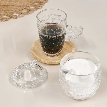 طقم 6كاسات شاي يد فراشة