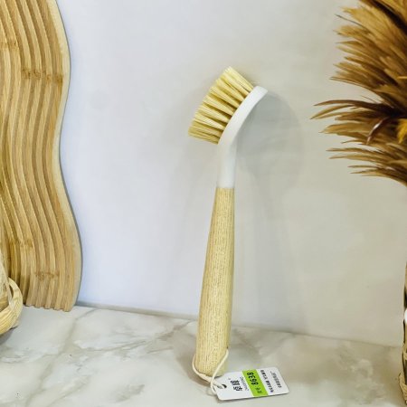 فرشاة تنظيف مع يد طويل مدور