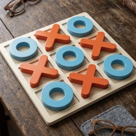 لوح خشبي للعبة xo