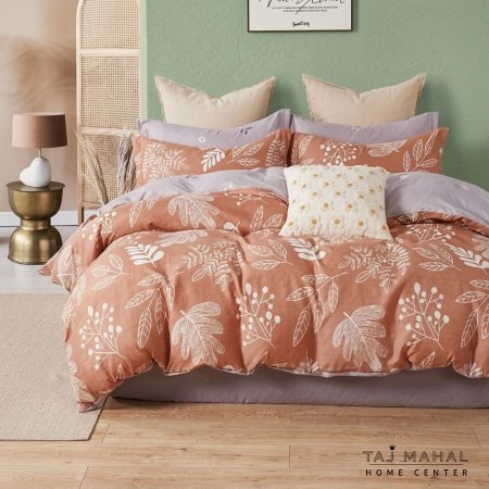 طقم لحاف سرير وملف ووجهين مخدة