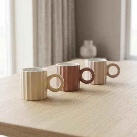 مج بورسلان محزز بيد دائرية