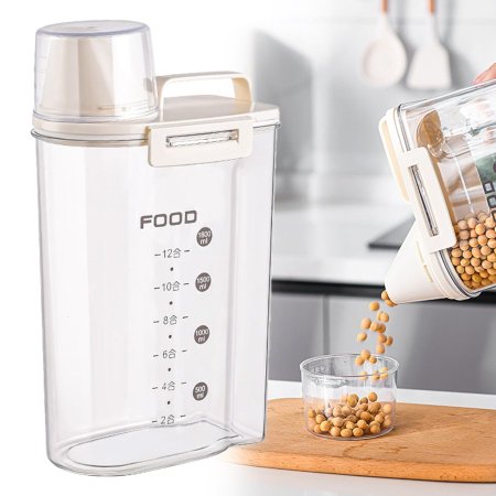 علبة حافظة بقوليات وأغذية جافة شفافة اكريليك