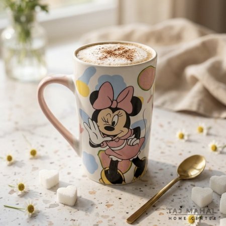 مج سيراميك مع رسومات شخصيات ميكي ماوس