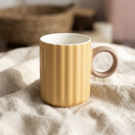 مج بورسلان محزز بمقبض دائري