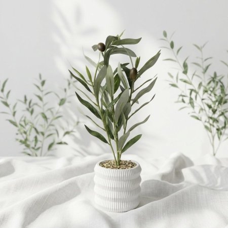 شجرة زيتون اصطناعية صغيرة