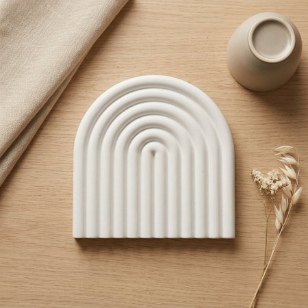 كوستر جبصين على شكل قوس