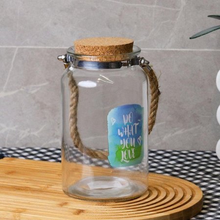 مطربان زجاج 10*20 سم مدور يد حبل