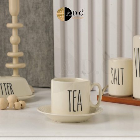 طقم 6 كاسات شاي +متكات