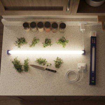 شريط إضاءة LED مغناطيسي بطول 50 سم بمدخل USB