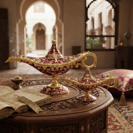فانوس علاء الدين كروزونية_احمر