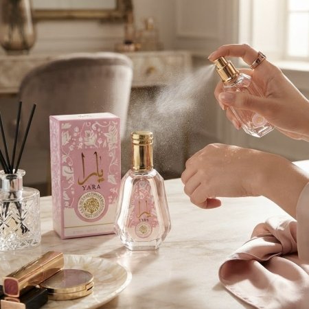 مبرووك هدية لك عطر مجاني لكل طلبية بقيمة 100 شيكل الكمية المسموحة حبه واحده