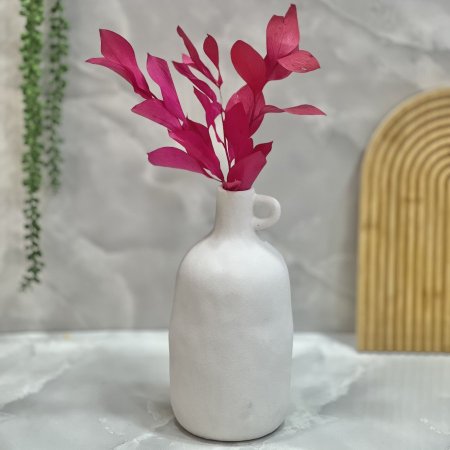 مزهرية ديكور جبصين ابيض
