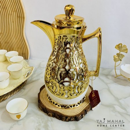 دلة تيرموس خليجي ذهبي
