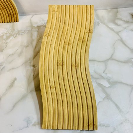 لوح ديكور متموج من البامبو