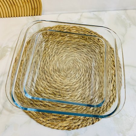 طقم بايركس مربع قطعتين