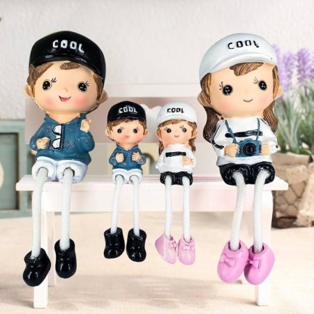 مجموعة من مجسمات الديكور اللطيفة