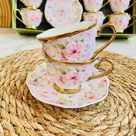 طقم ١٢ فنجان قهوة راميو وجولييت