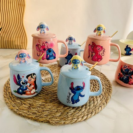 مجات سيراميك بشخصيات من ليلو وستيتش