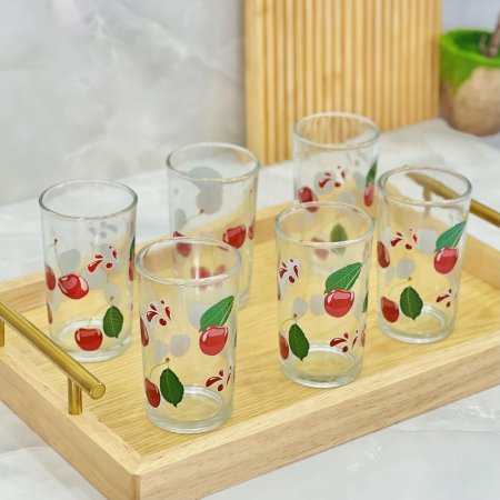 طقم 6 كاسات ماء 