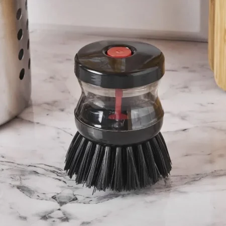 فرشاة غسيل أطباق مزودة بخزان للمنظف