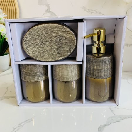 طقم مغسلة بورسلان 4 قطع