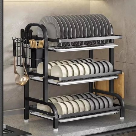 رف تجفيف أطباق متعدد الطبقات